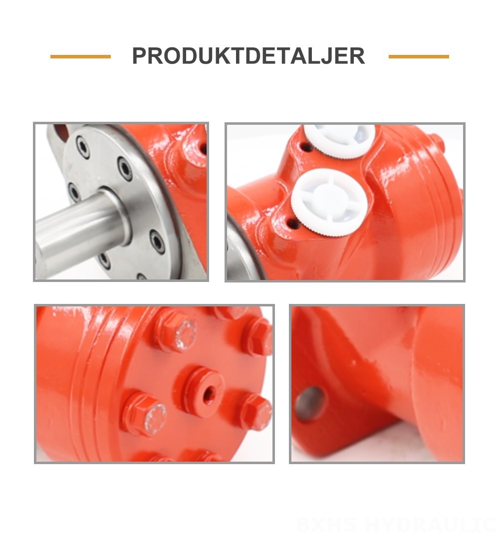 BMP-cykloidhydraulmotor 50 cc/varv 38 L/min hydraulmotor